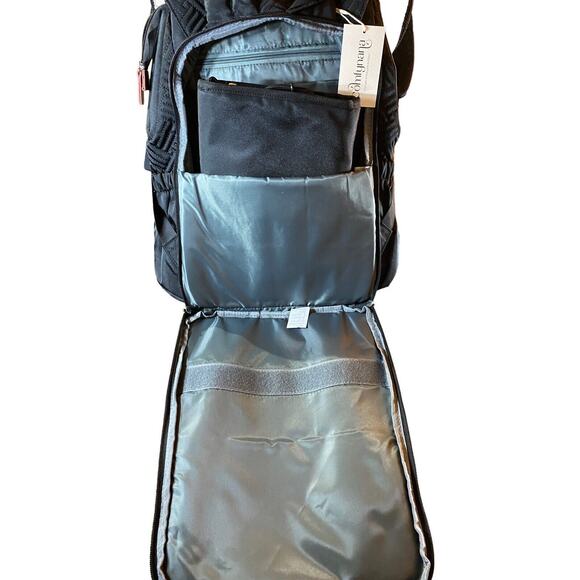 Comfynana Baby Diaper Bag Backpack with Changing Station Diaper Bags B&G (Gray) - Picture 9 of 11